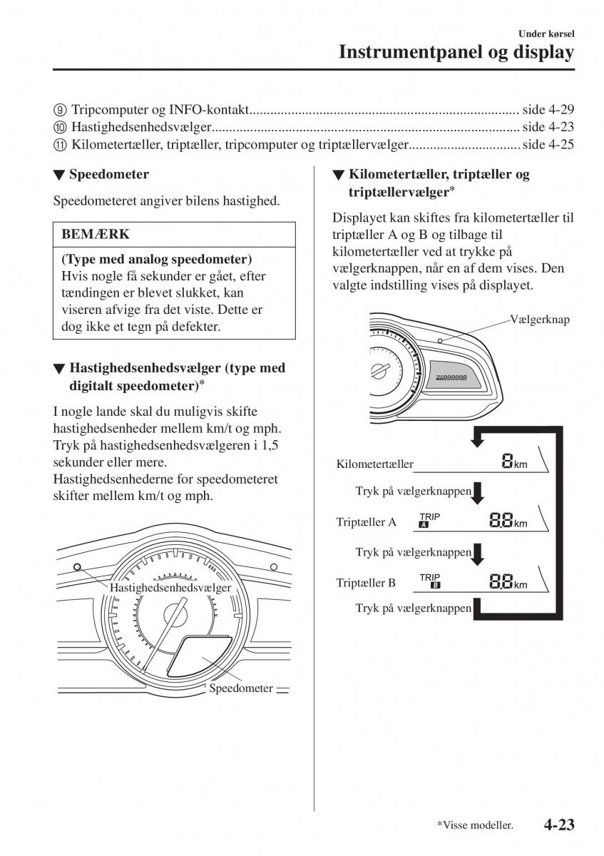 Mazda CX 3 Bilens instruktionsbog / page 159