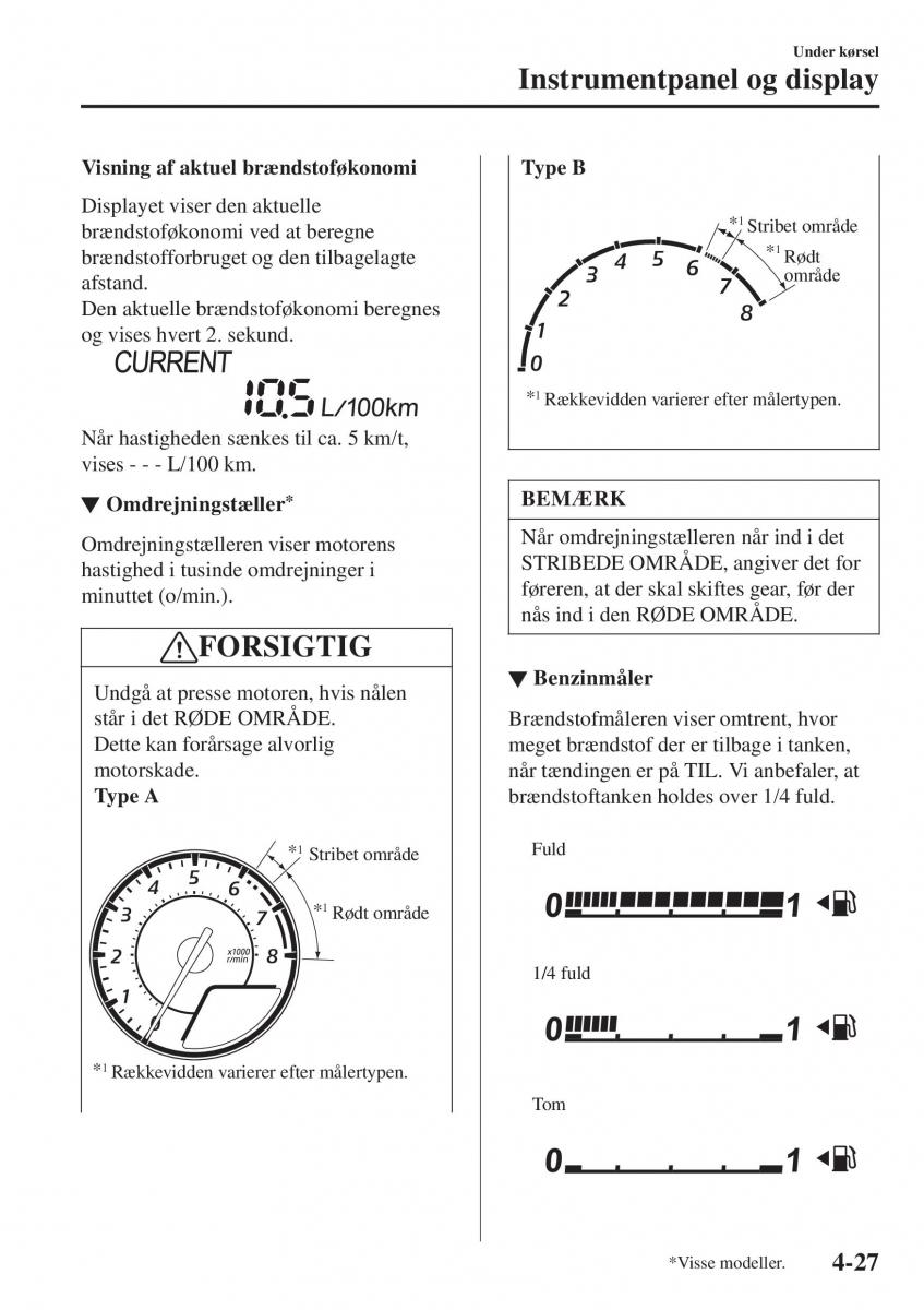 Mazda CX 3 Bilens instruktionsbog / page 163