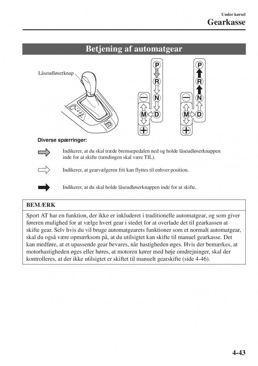 Mazda CX 3 Bilens instruktionsbog / page 179