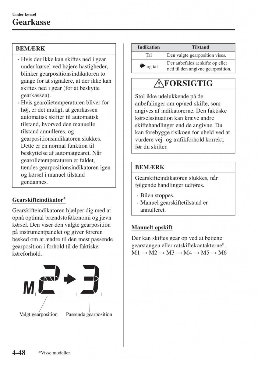 Mazda CX 3 Bilens instruktionsbog / page 184