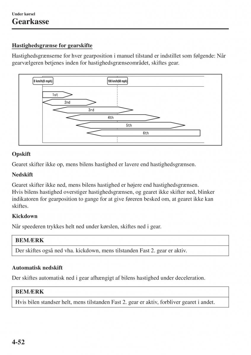 Mazda CX 3 Bilens instruktionsbog / page 188