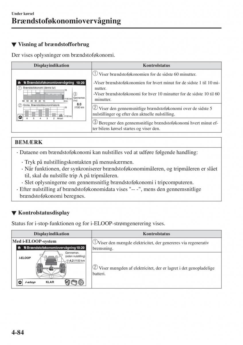 Mazda CX 3 Bilens instruktionsbog / page 220