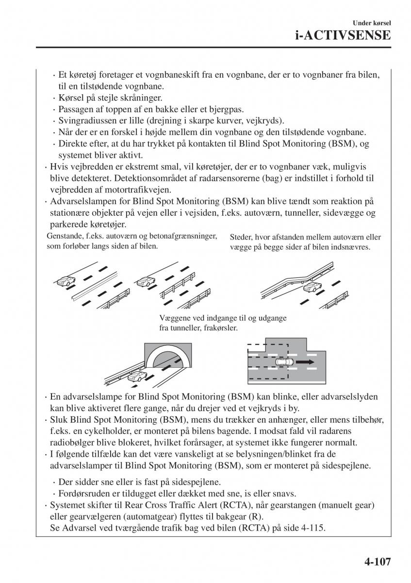 Mazda CX 3 Bilens instruktionsbog / page 243