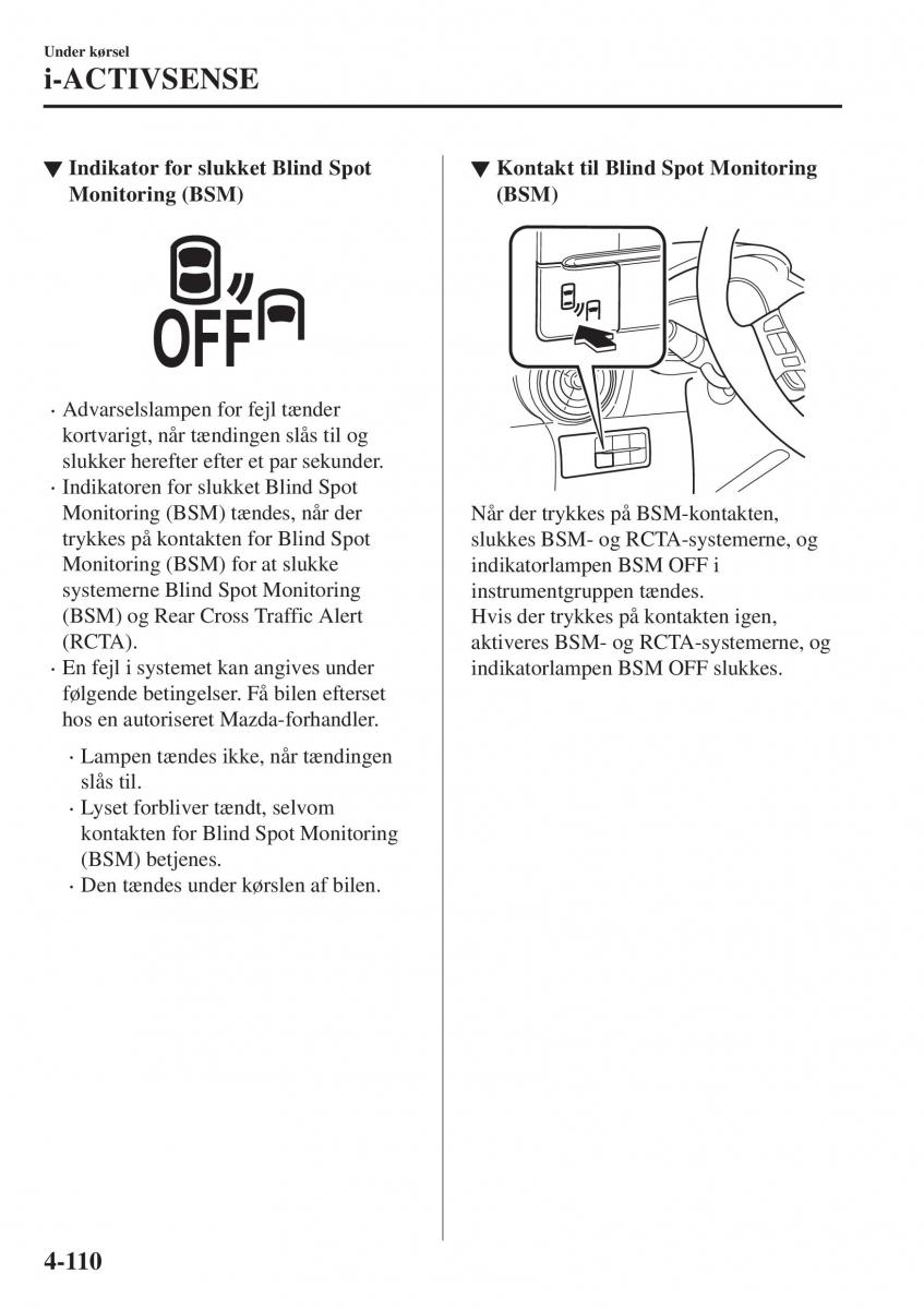 Mazda CX 3 Bilens instruktionsbog / page 246