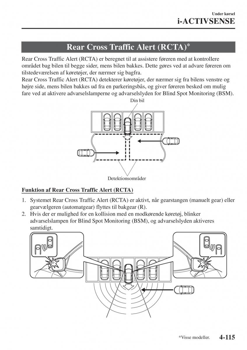 Mazda CX 3 Bilens instruktionsbog / page 251