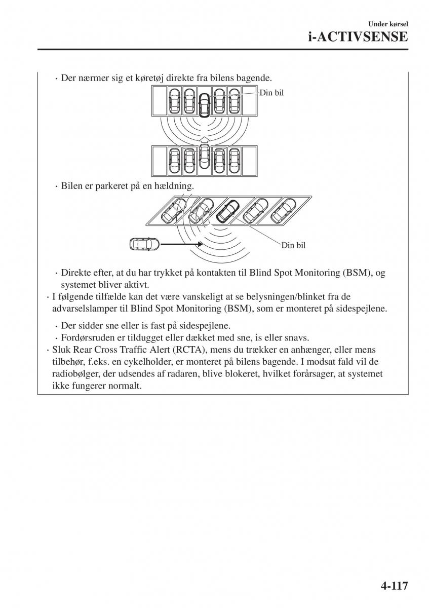 Mazda CX 3 Bilens instruktionsbog / page 253