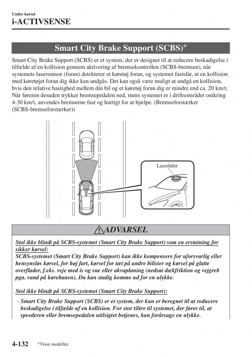 Mazda CX 3 Bilens instruktionsbog / page 268