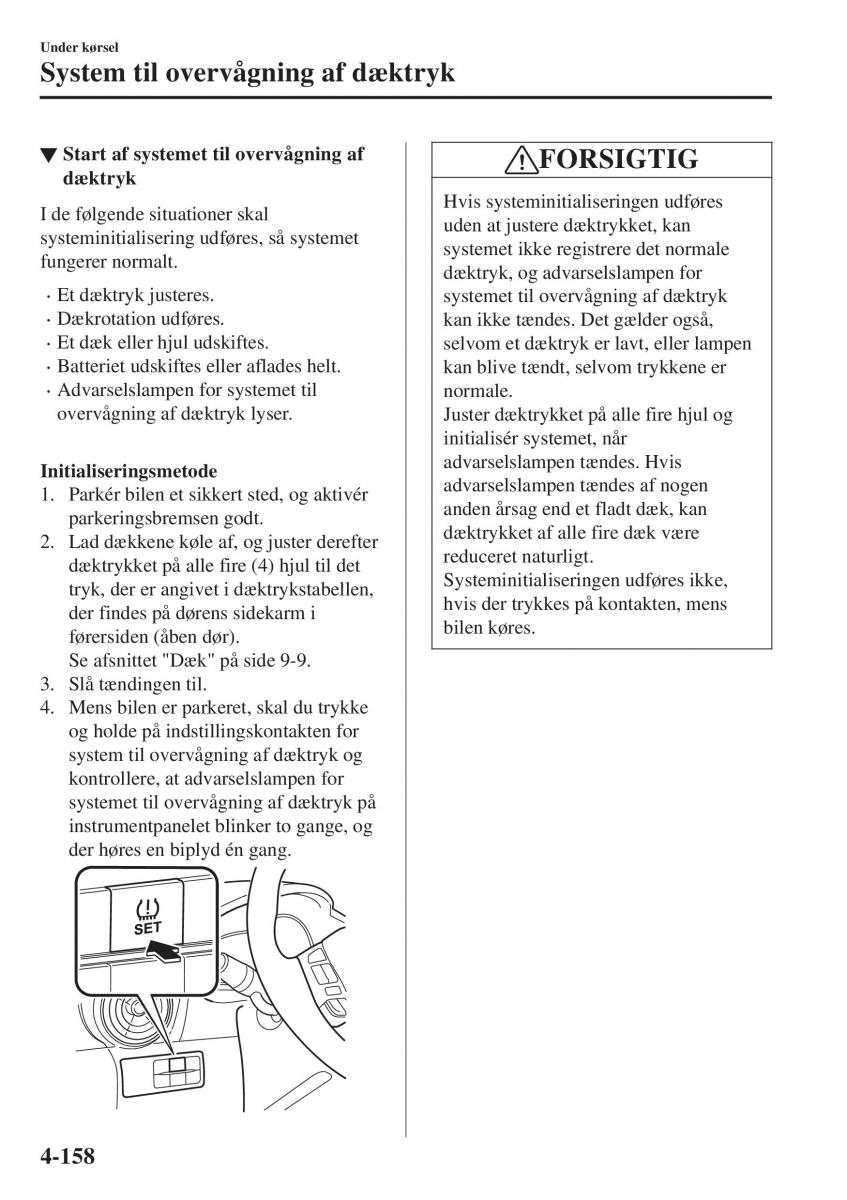 Mazda CX 3 Bilens instruktionsbog / page 294