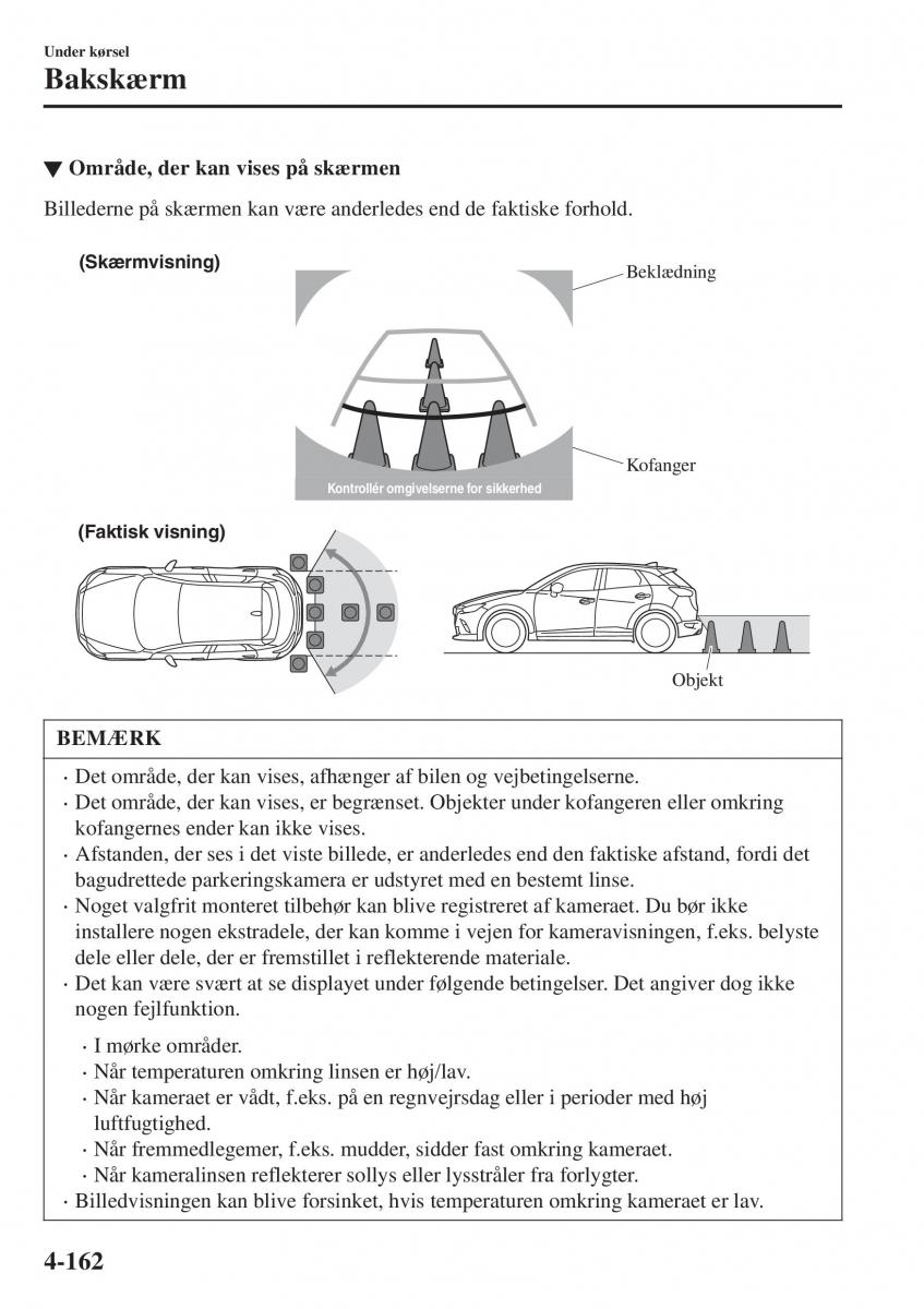 Mazda CX 3 Bilens instruktionsbog / page 298