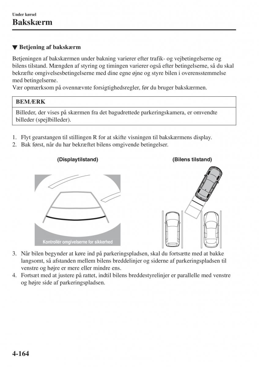 Mazda CX 3 Bilens instruktionsbog / page 300