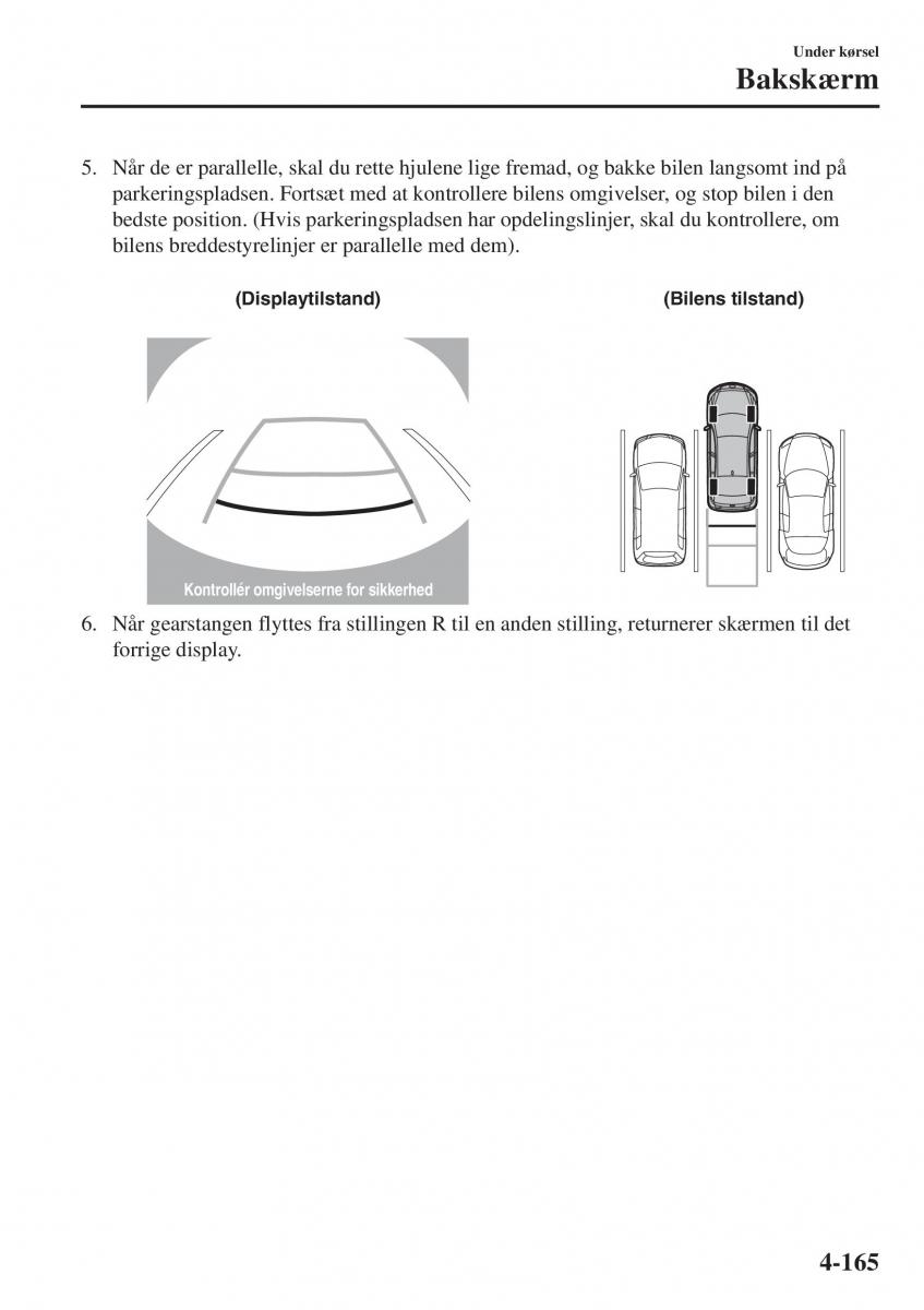 Mazda CX 3 Bilens instruktionsbog / page 301