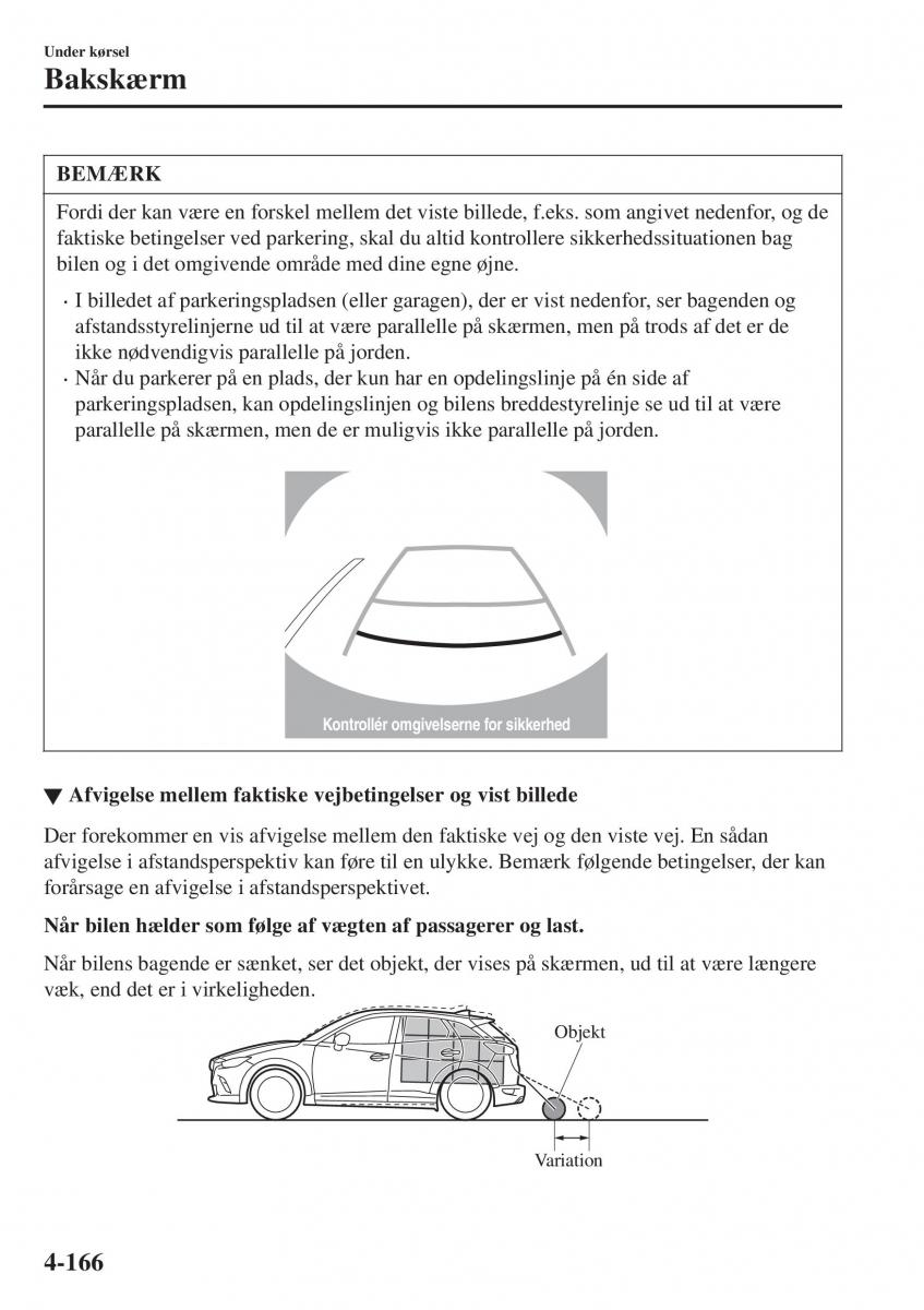 Mazda CX 3 Bilens instruktionsbog / page 302