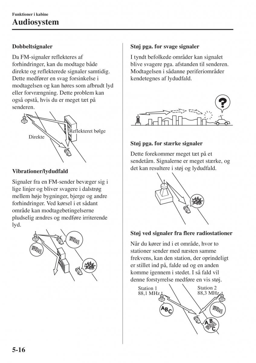 Mazda CX 3 Bilens instruktionsbog / page 326