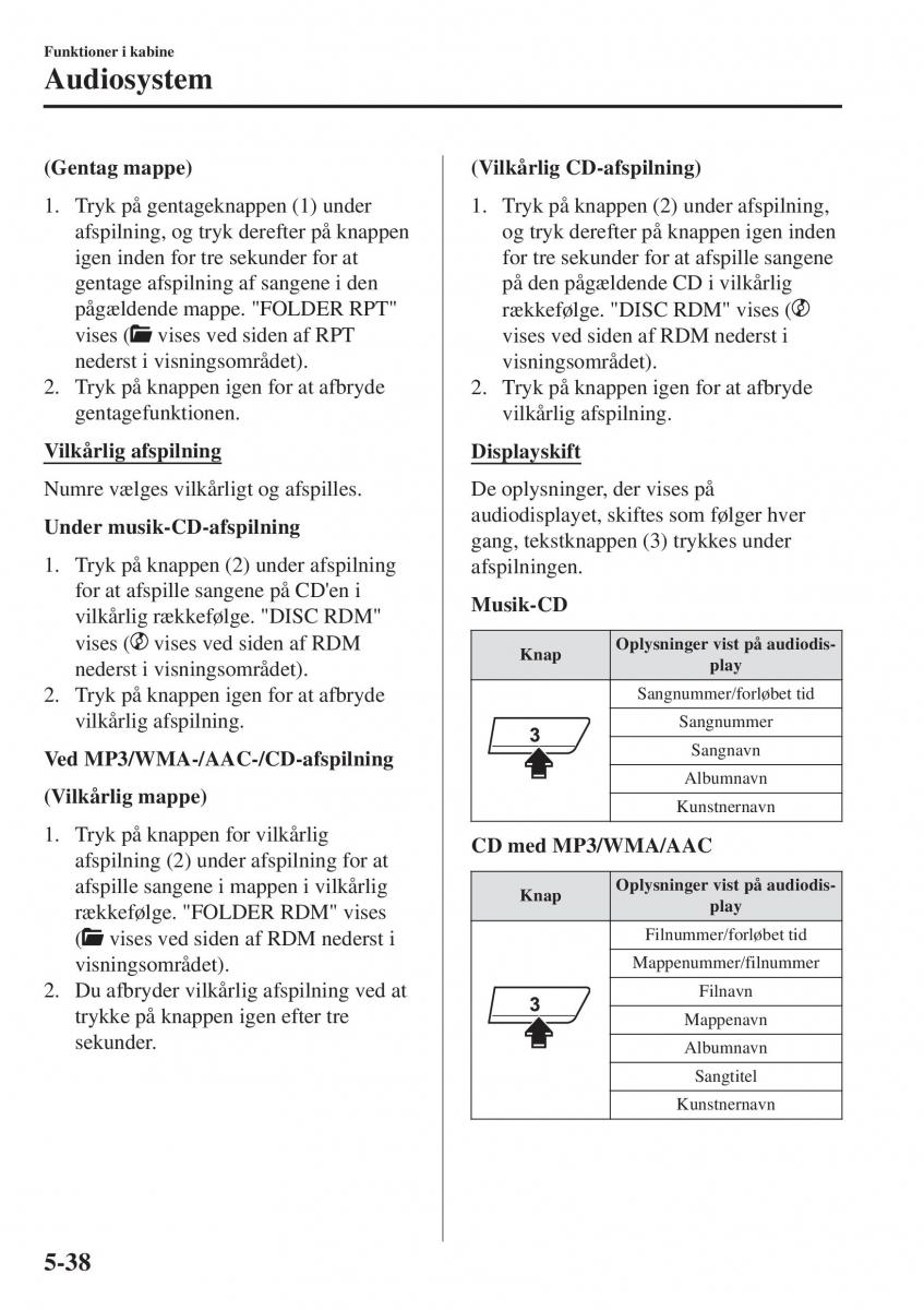 Mazda CX 3 Bilens instruktionsbog / page 348