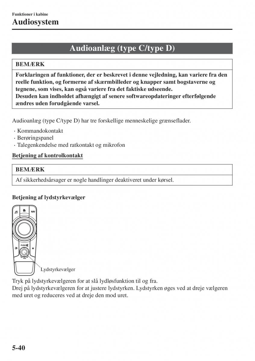 Mazda CX 3 Bilens instruktionsbog / page 350