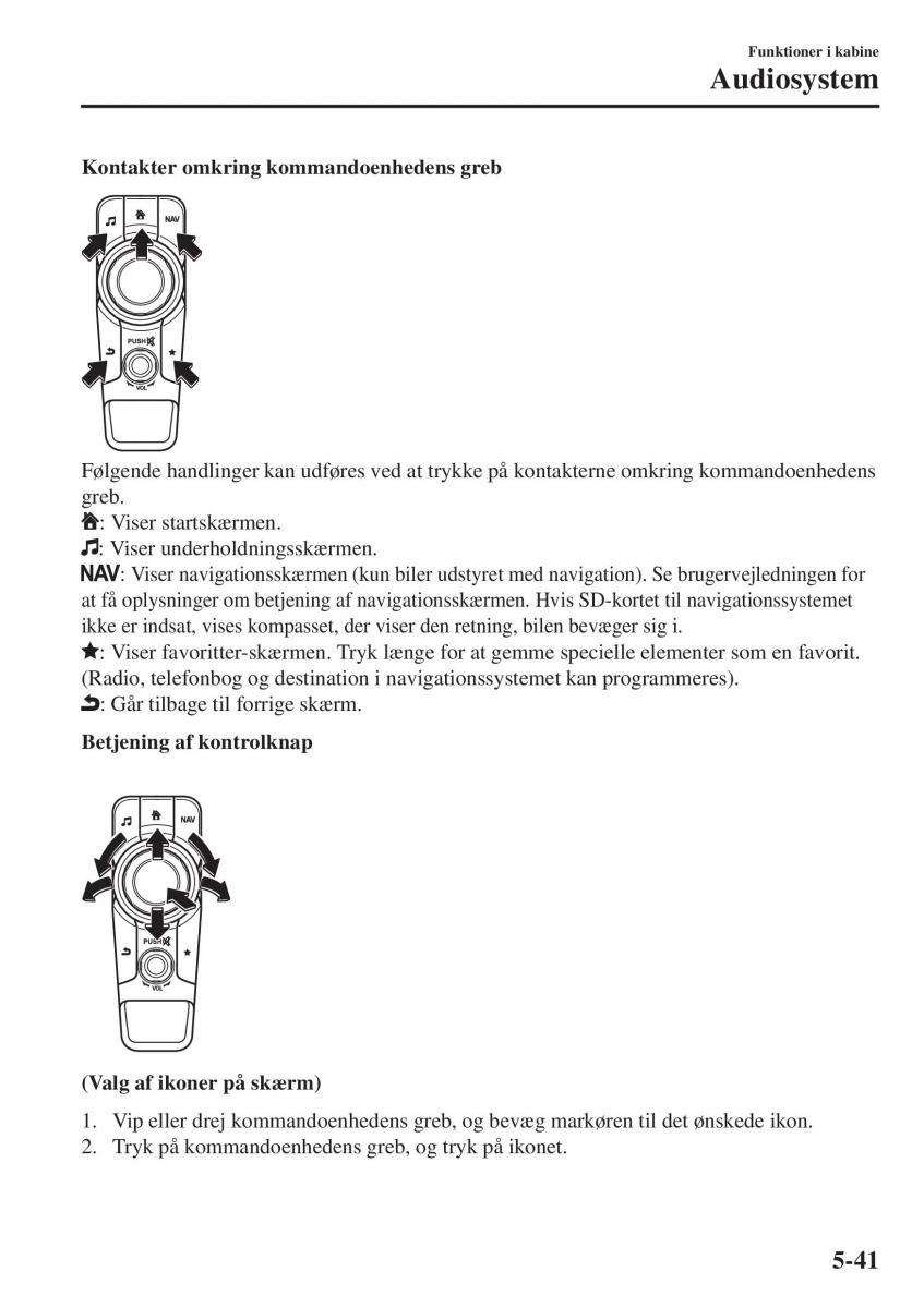 Mazda CX 3 Bilens instruktionsbog / page 351