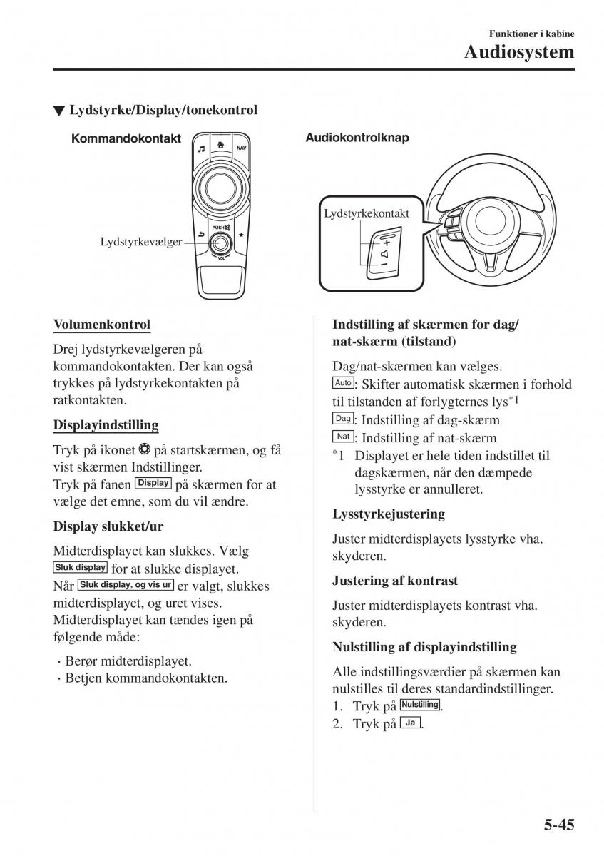 Mazda CX 3 Bilens instruktionsbog / page 355