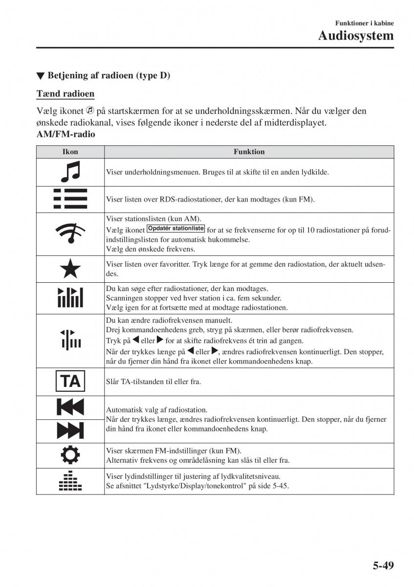 Mazda CX 3 Bilens instruktionsbog / page 359