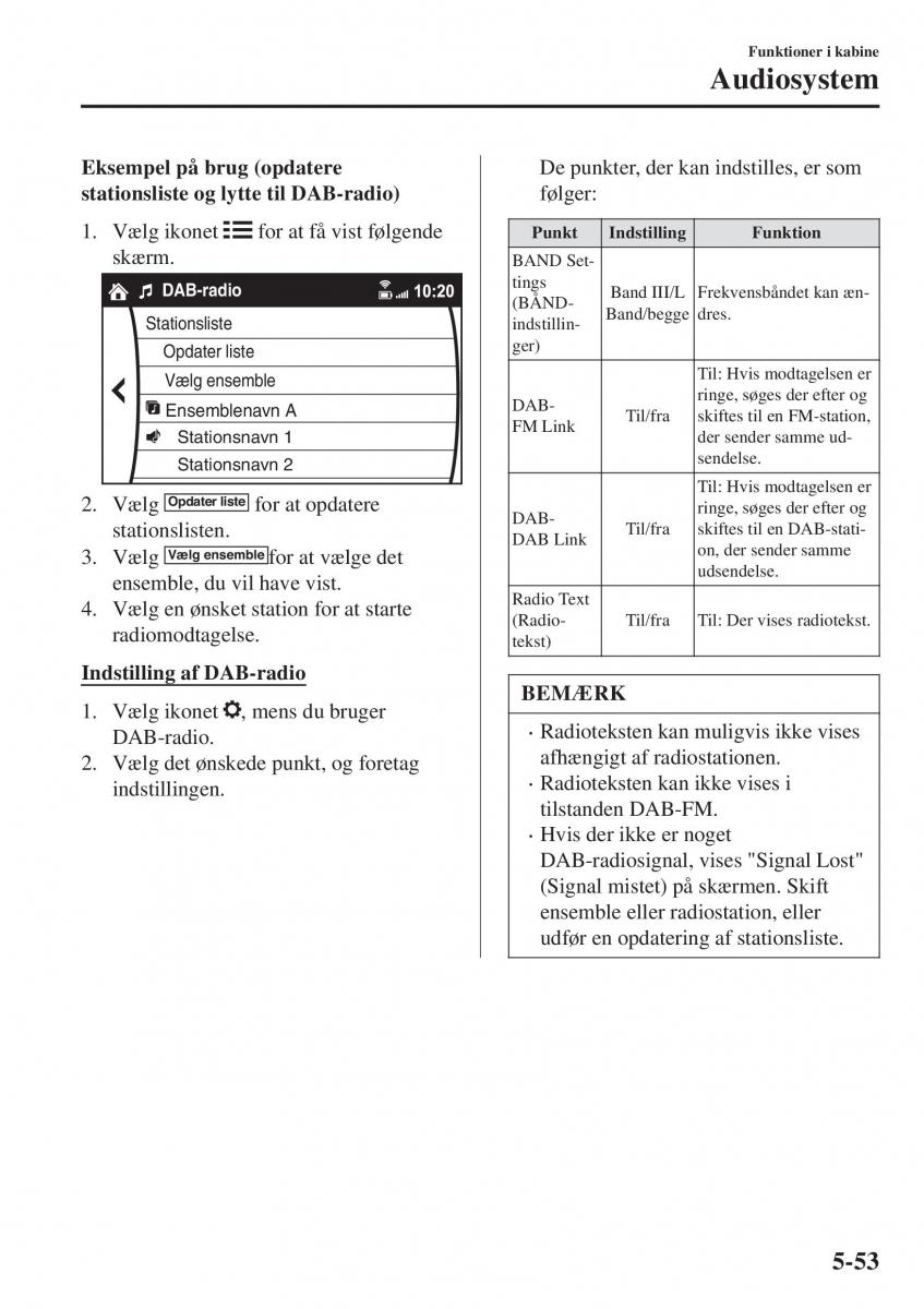 Mazda CX 3 Bilens instruktionsbog / page 363