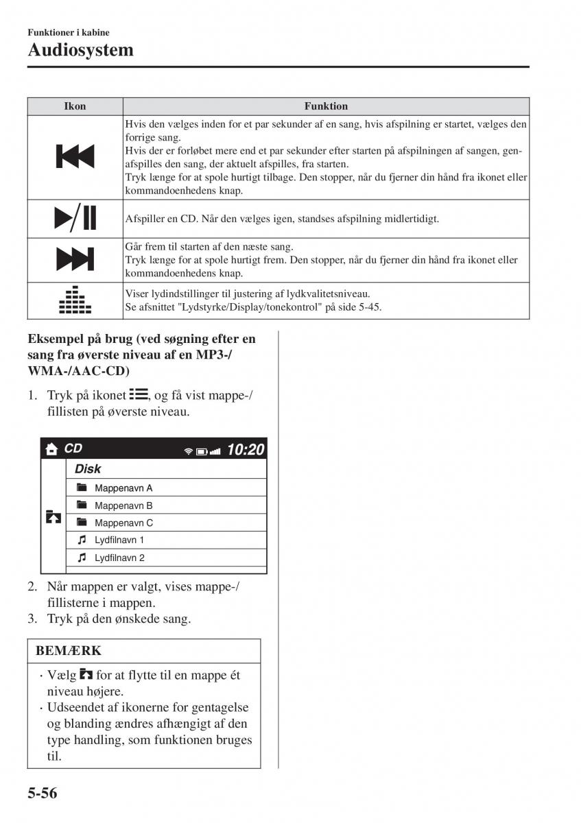 Mazda CX 3 Bilens instruktionsbog / page 366