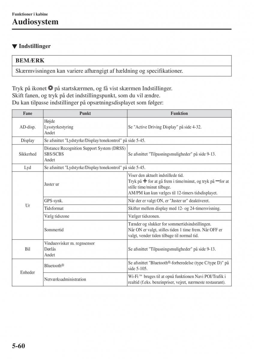 Mazda CX 3 Bilens instruktionsbog / page 370