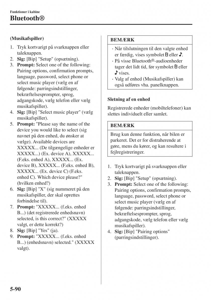 Mazda CX 3 Bilens instruktionsbog / page 400