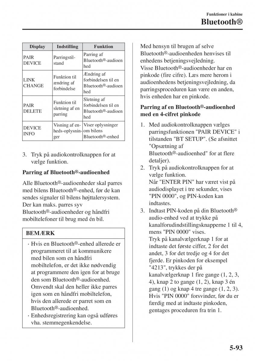 Mazda CX 3 Bilens instruktionsbog / page 403