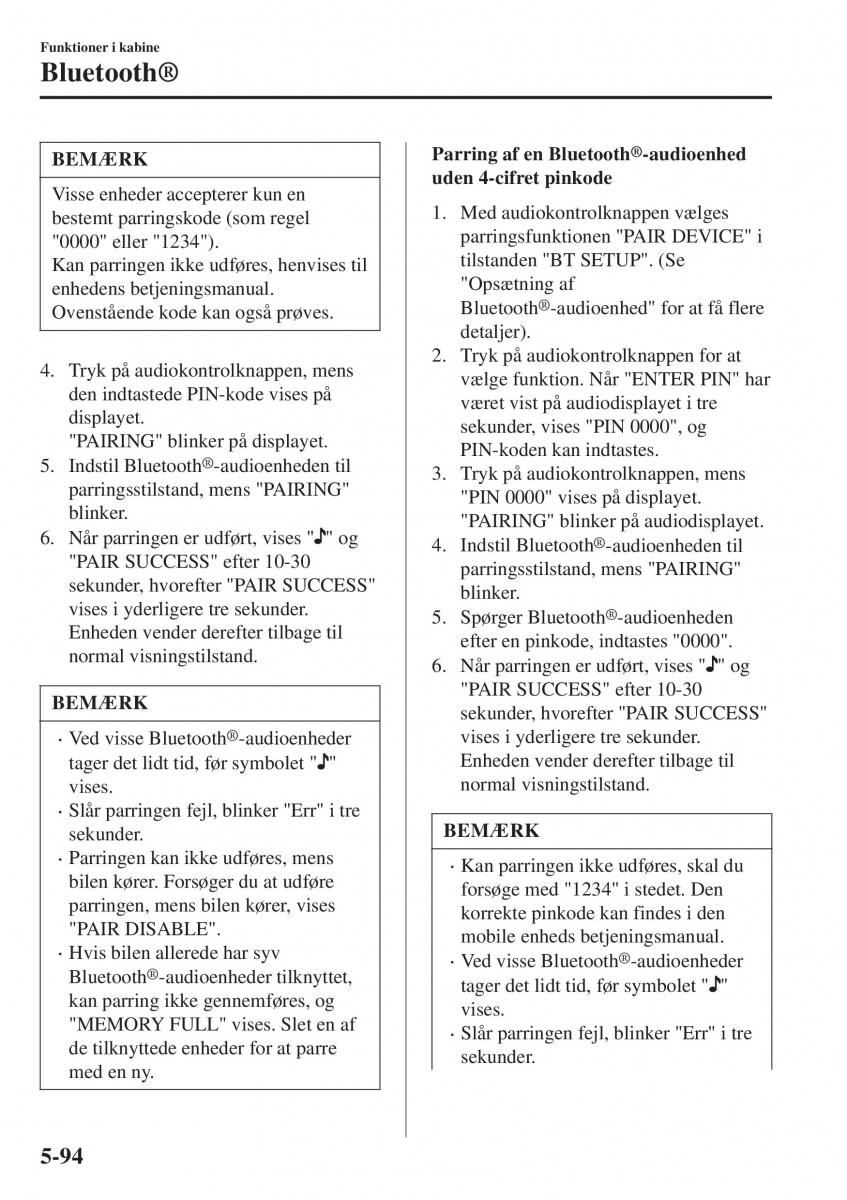 Mazda CX 3 Bilens instruktionsbog / page 404