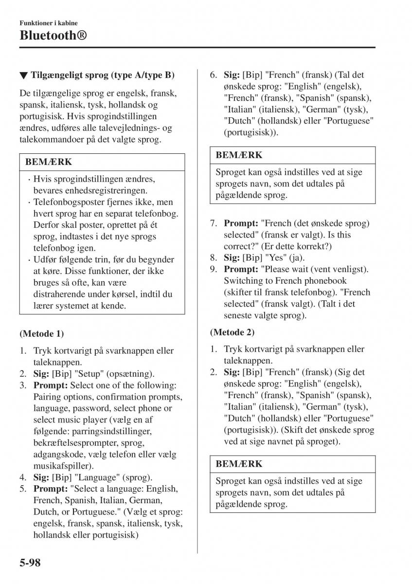 Mazda CX 3 Bilens instruktionsbog / page 408