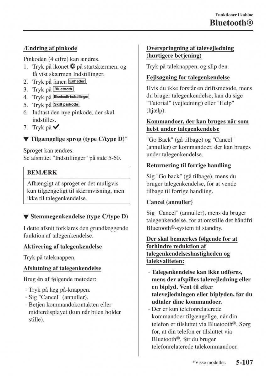 Mazda CX 3 Bilens instruktionsbog / page 417