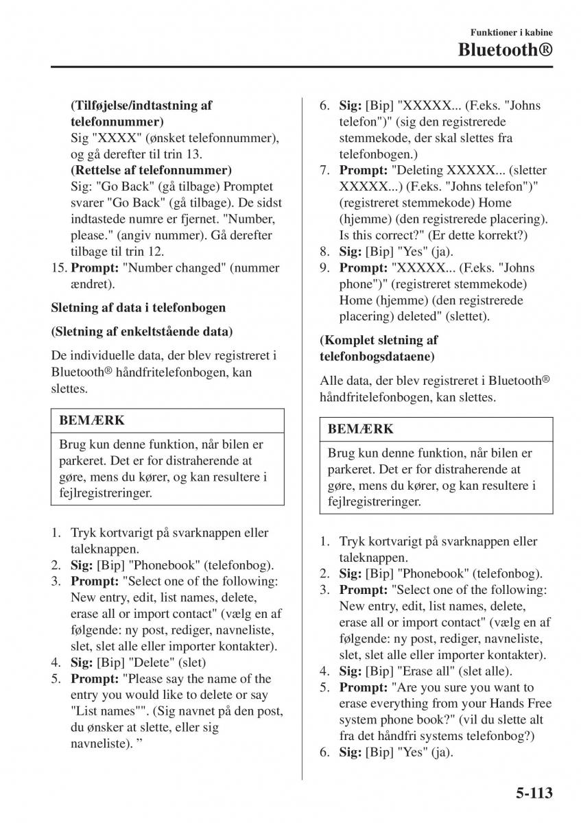 Mazda CX 3 Bilens instruktionsbog / page 423