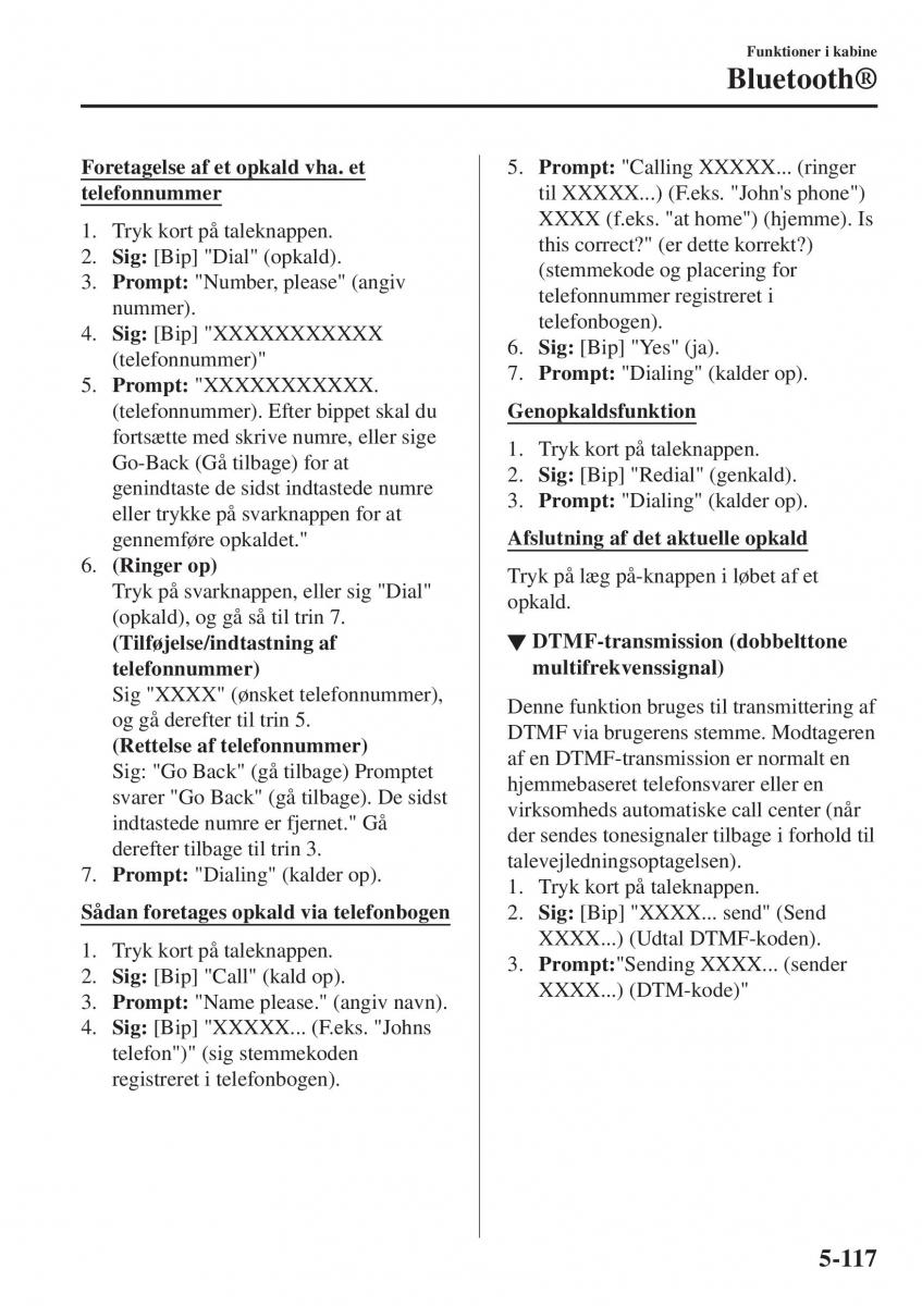 Mazda CX 3 Bilens instruktionsbog / page 427