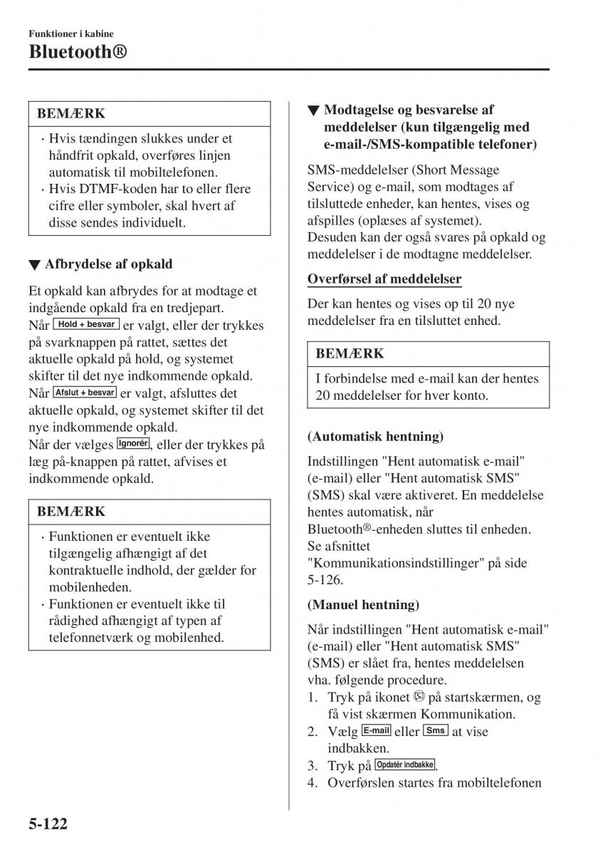 Mazda CX 3 Bilens instruktionsbog / page 432