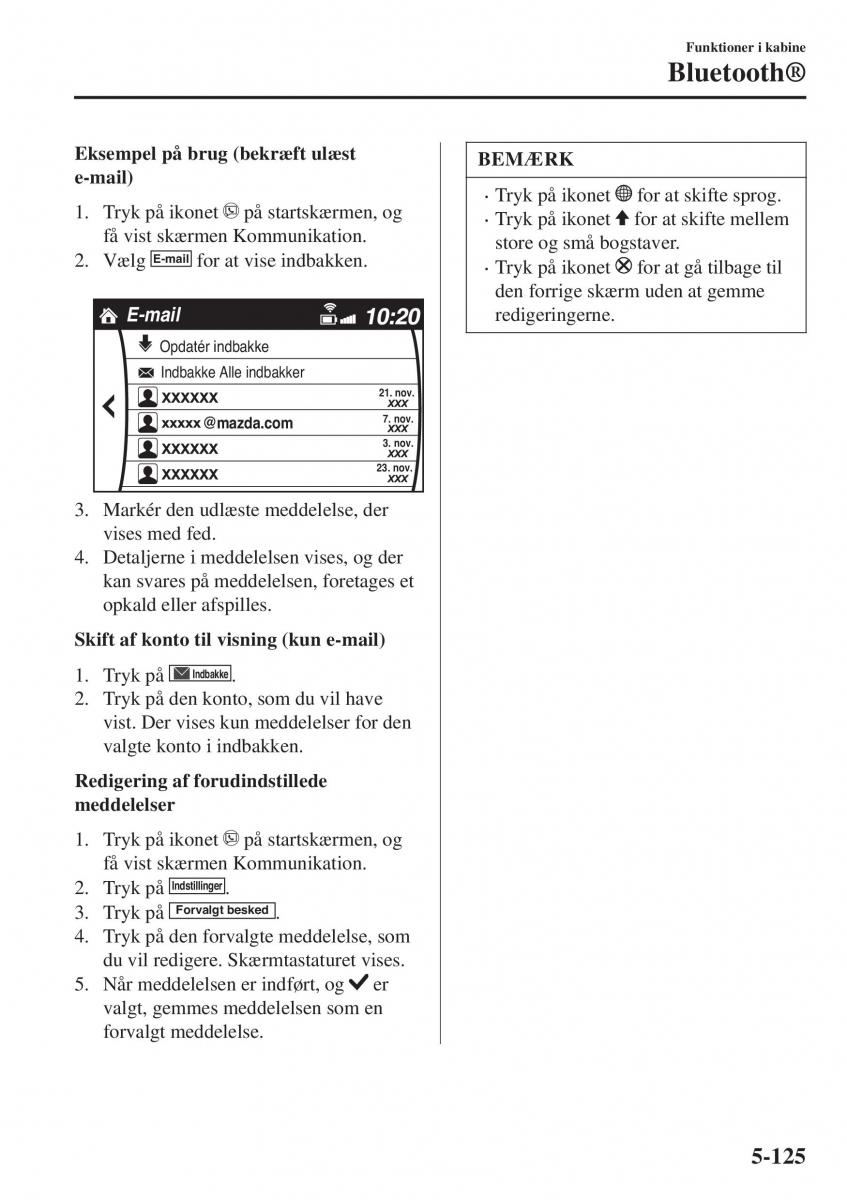 Mazda CX 3 Bilens instruktionsbog / page 435