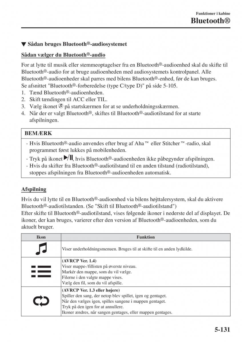 Mazda CX 3 Bilens instruktionsbog / page 441