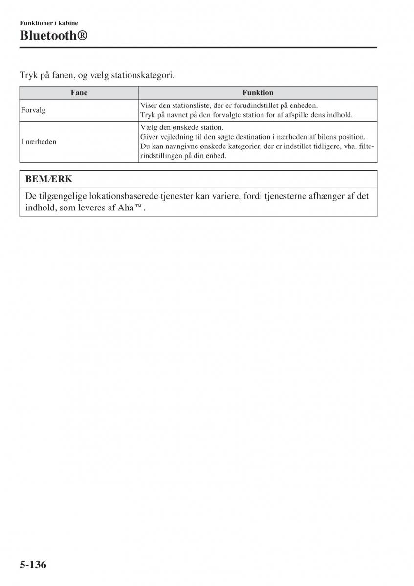 Mazda CX 3 Bilens instruktionsbog / page 446