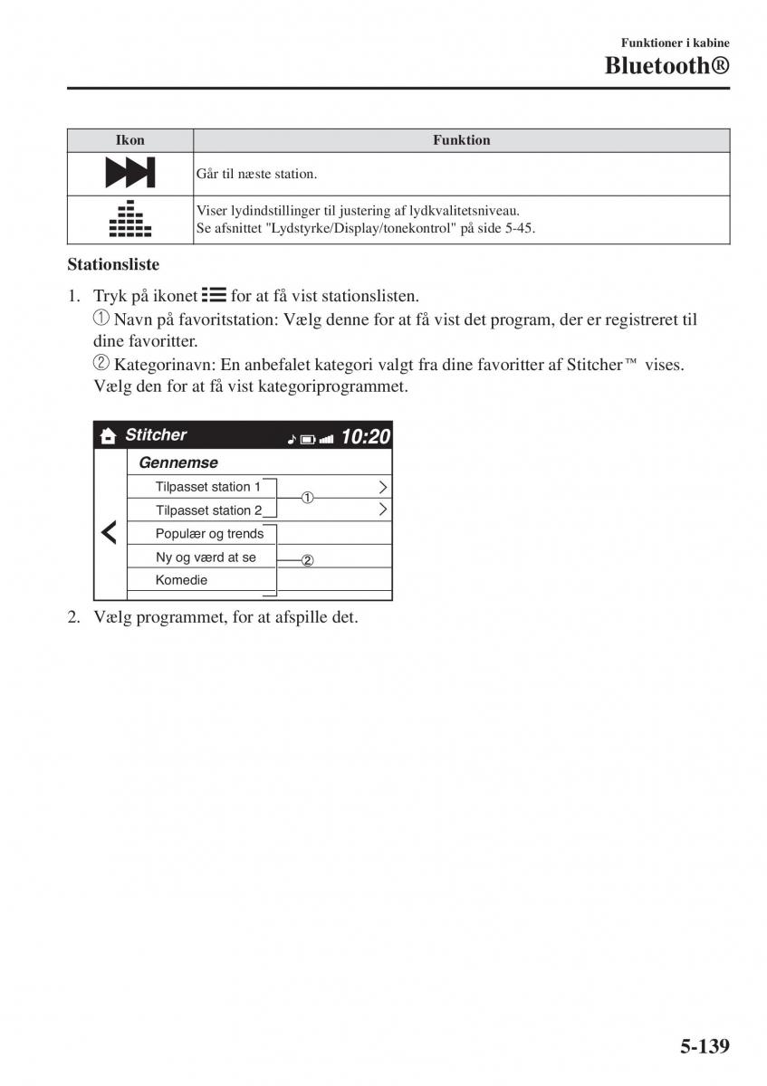 Mazda CX 3 Bilens instruktionsbog / page 449