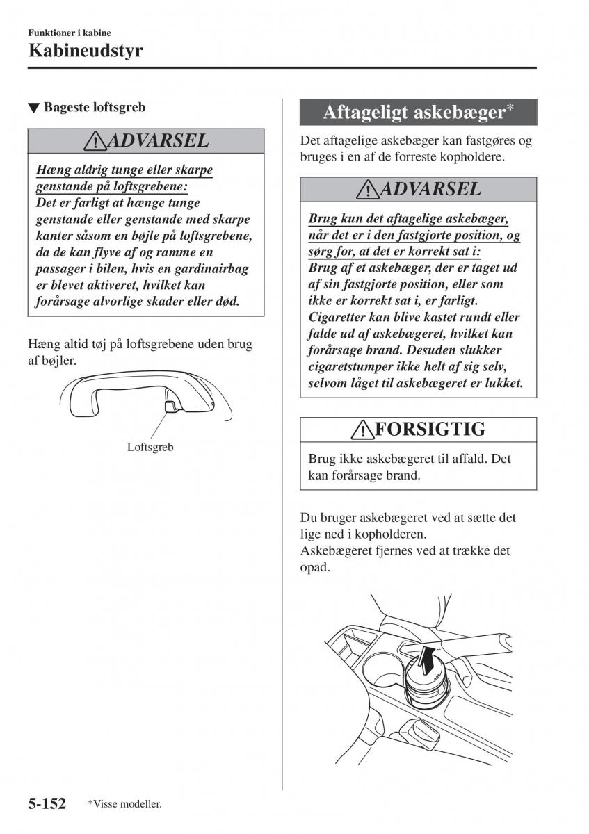 Mazda CX 3 Bilens instruktionsbog / page 462