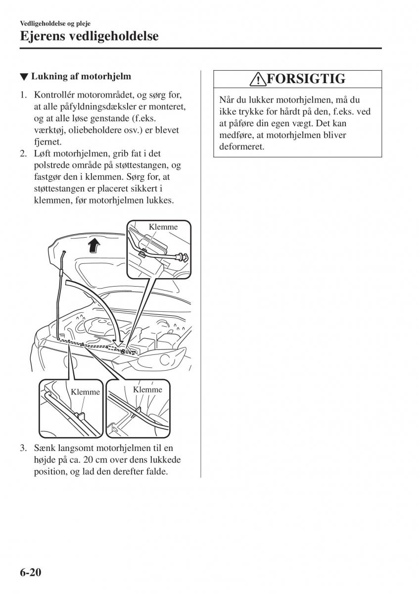 Mazda CX 3 Bilens instruktionsbog / page 482