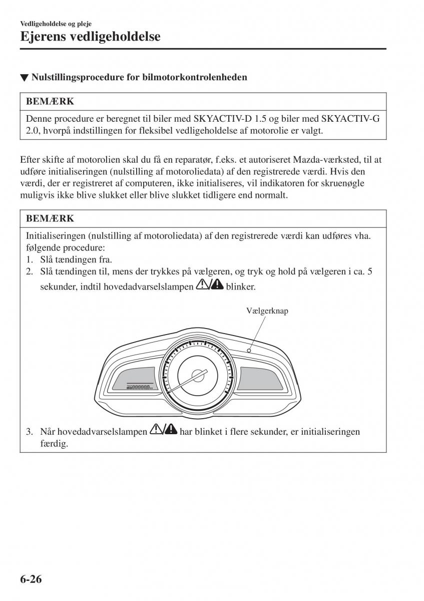 Mazda CX 3 Bilens instruktionsbog / page 488