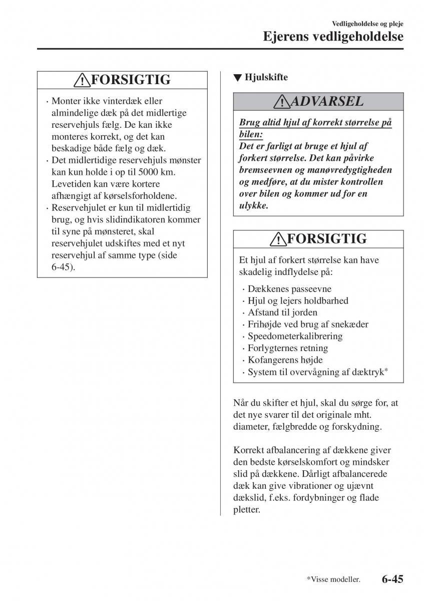 Mazda CX 3 Bilens instruktionsbog / page 507