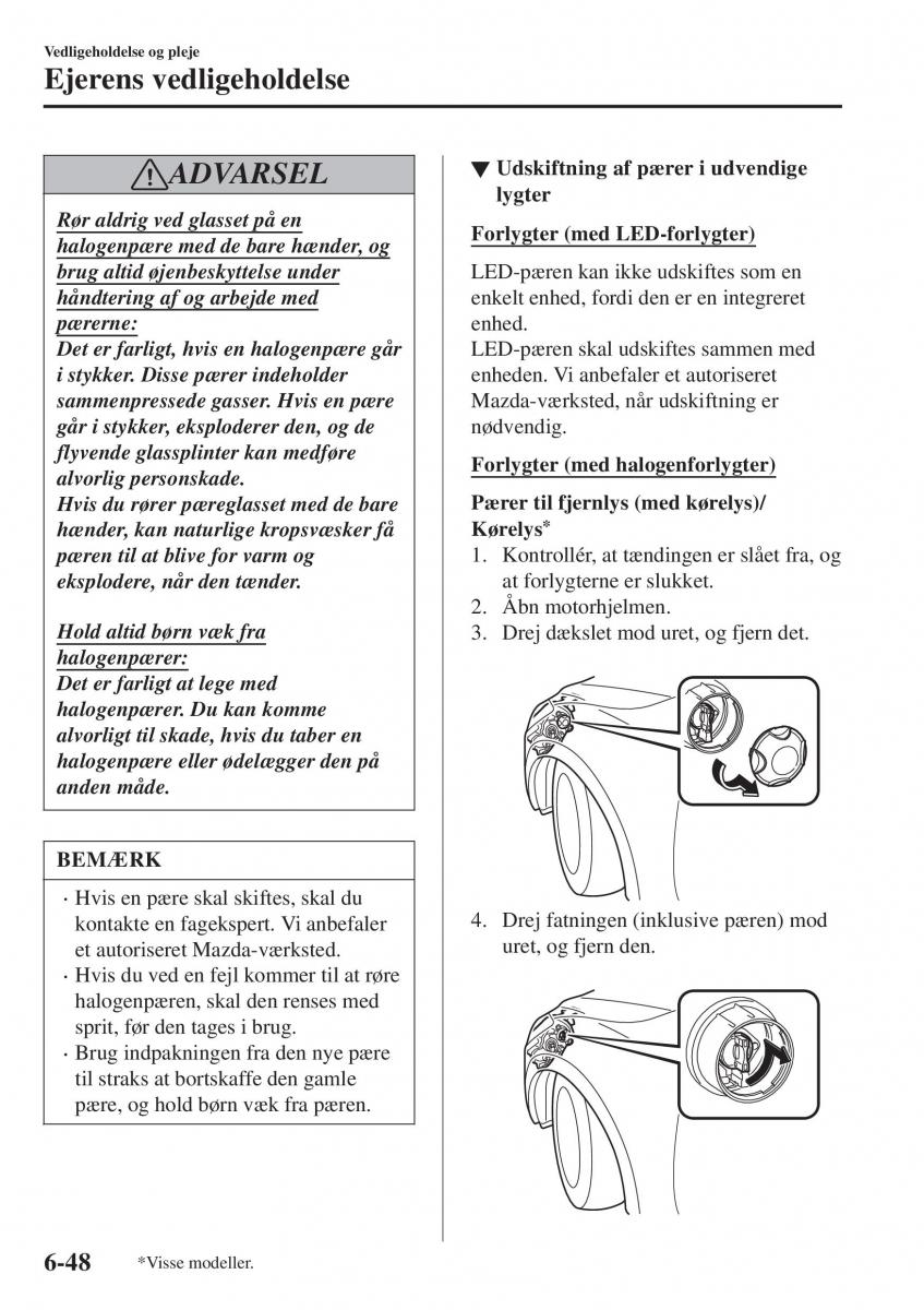 Mazda CX 3 Bilens instruktionsbog / page 510