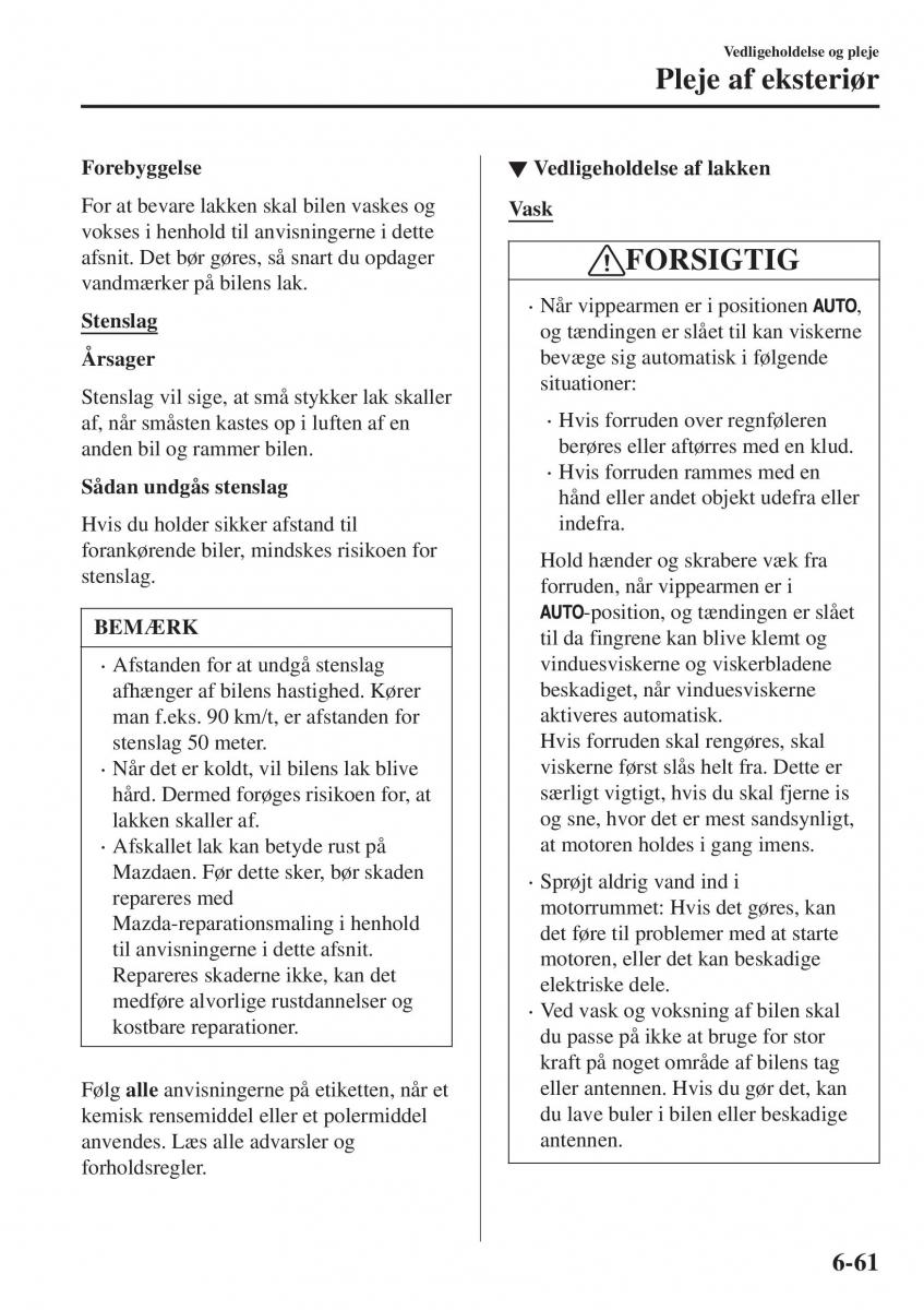 Mazda CX 3 Bilens instruktionsbog / page 523