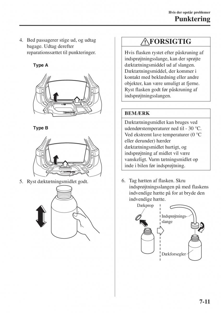 Mazda CX 3 Bilens instruktionsbog / page 541