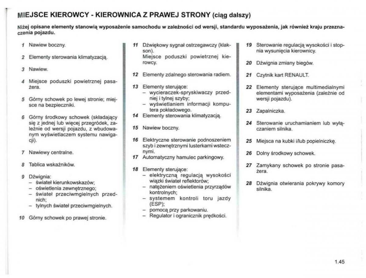 Reanult Espace IV 4 instrukcja / page 55