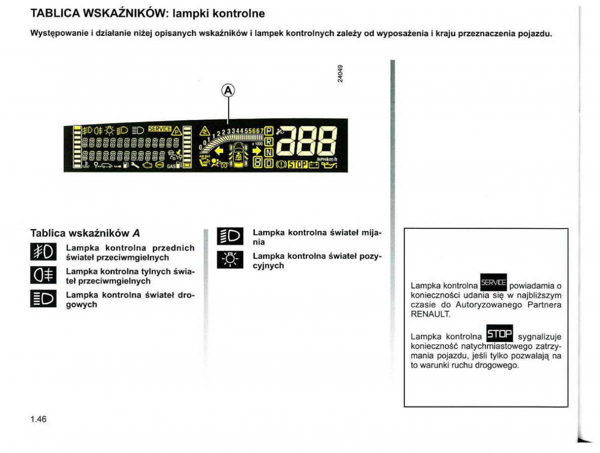 Reanult Espace IV 4 instrukcja / page 56