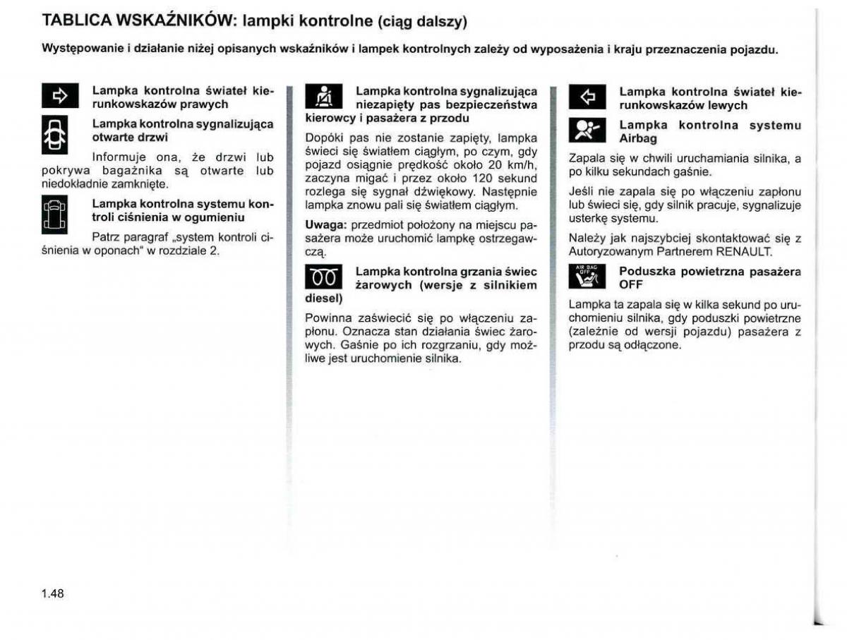 Reanult Espace IV 4 instrukcja / page 58