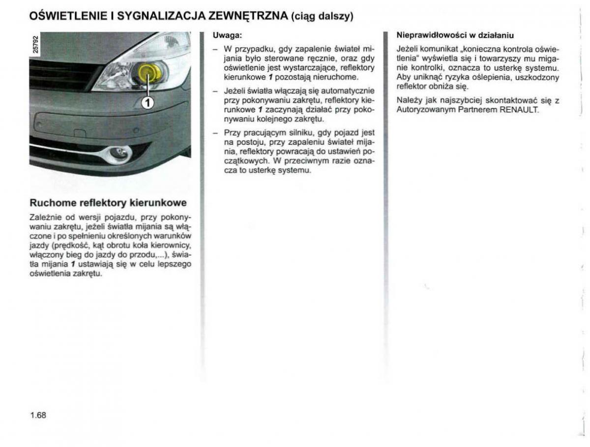 Reanult Espace IV 4 instrukcja / page 78