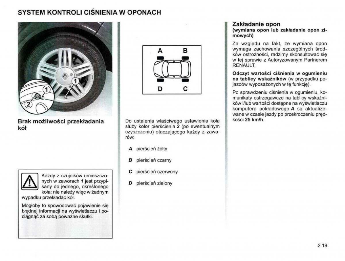 Reanult Espace IV 4 instrukcja / page 105