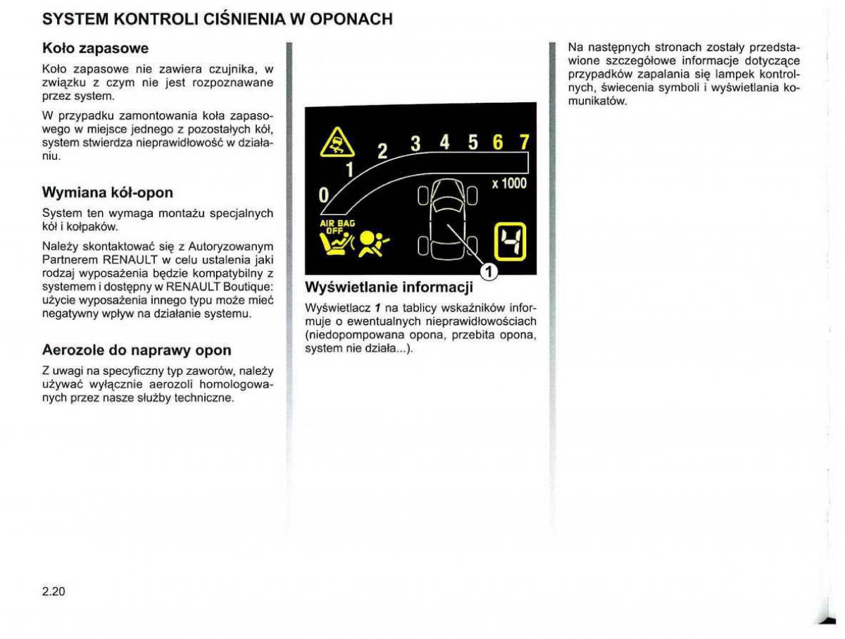 Reanult Espace IV 4 instrukcja / page 106